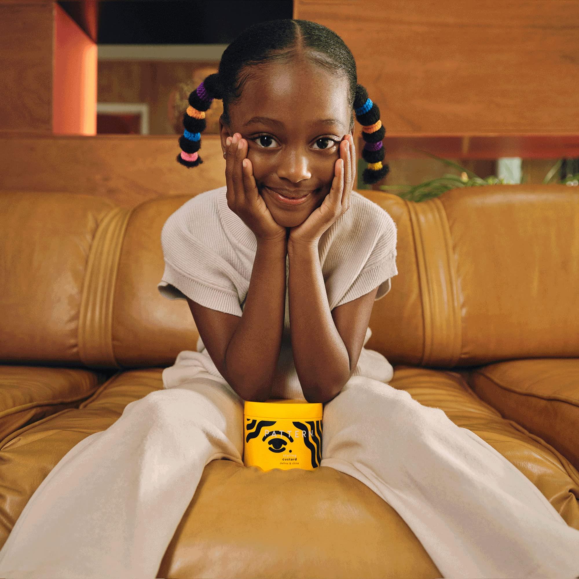 pattern PATTERN Beauty by Tracee Ellis Ross Styling Custard, 15 Fl Oz, Best for Curlies, Coilies and Tight-Textured Hair, 3a-4c