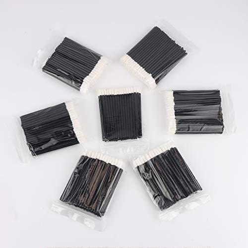 Mooerca Mooerca 640PCS Disposable Lip Brushes Make Up Brush Lipstick Applicators Wands Makeup Applicators Brushes Lip gloss Applicators Tester Wands Tool Kits Makeup Beauty Tool Kits Black