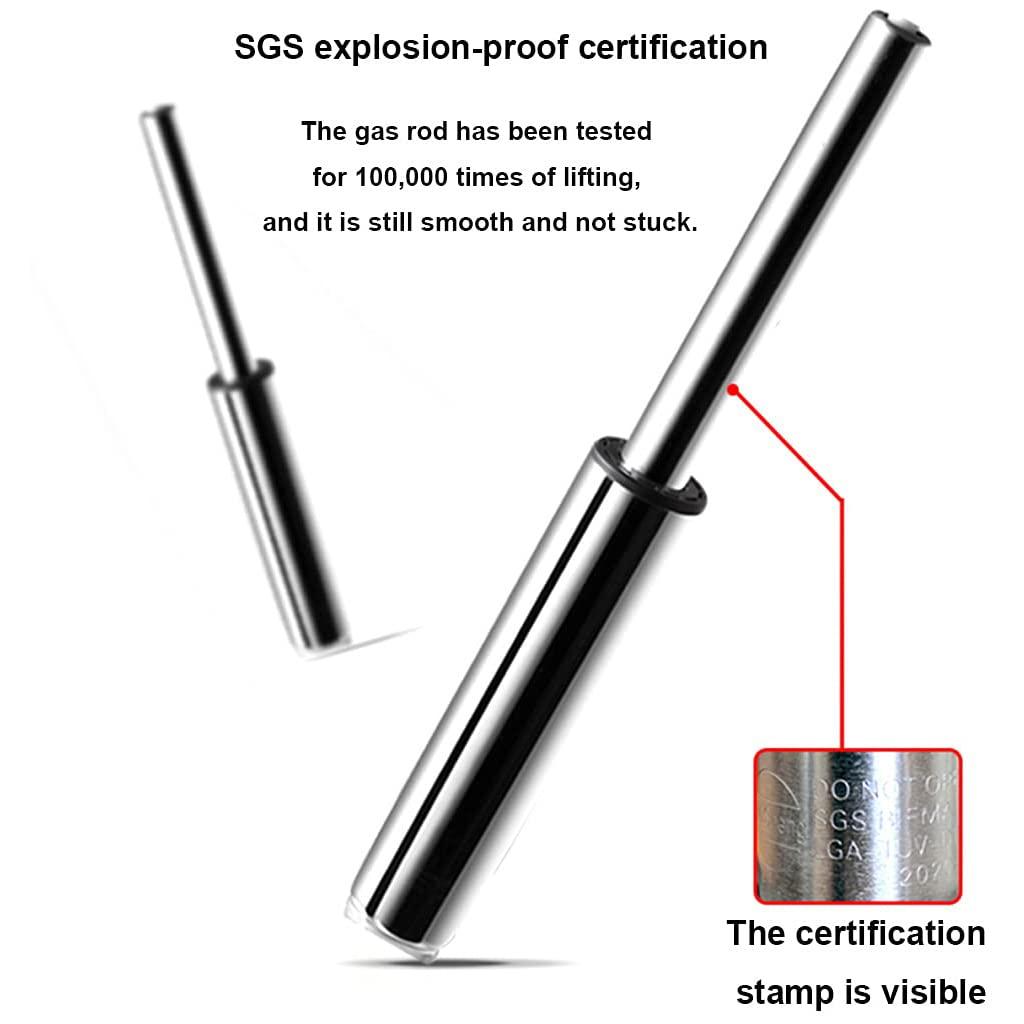 QDZC QDZC Load-Bearing 440 Ib Round Rolling Stool with Wheels, Gold Heavy Duty PU Leather Swivel Height Adjustable Shop Work Stool with Mute Wheels,Massage Beauty Stools Pink