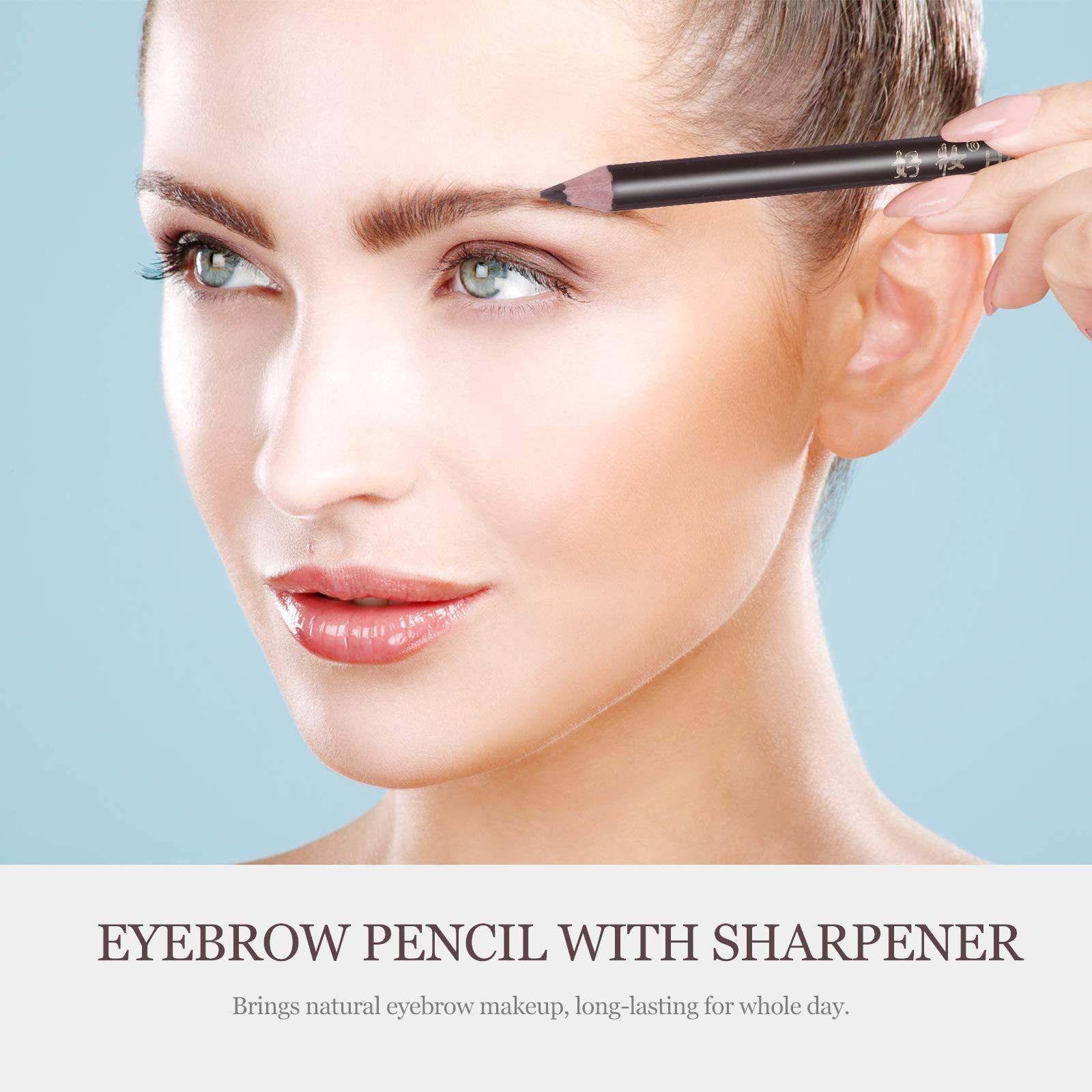 SOLUSTRE 8pcs Pencil Sharpener Eyebrow Pencil Eyebrow Liner Makeup Eyebrow Pencils Eyebrow Makeup Gadgets Eyebrow Pen Pencil Beauty Cosmetic Tool Wooden Miss Makeup Pen Make up