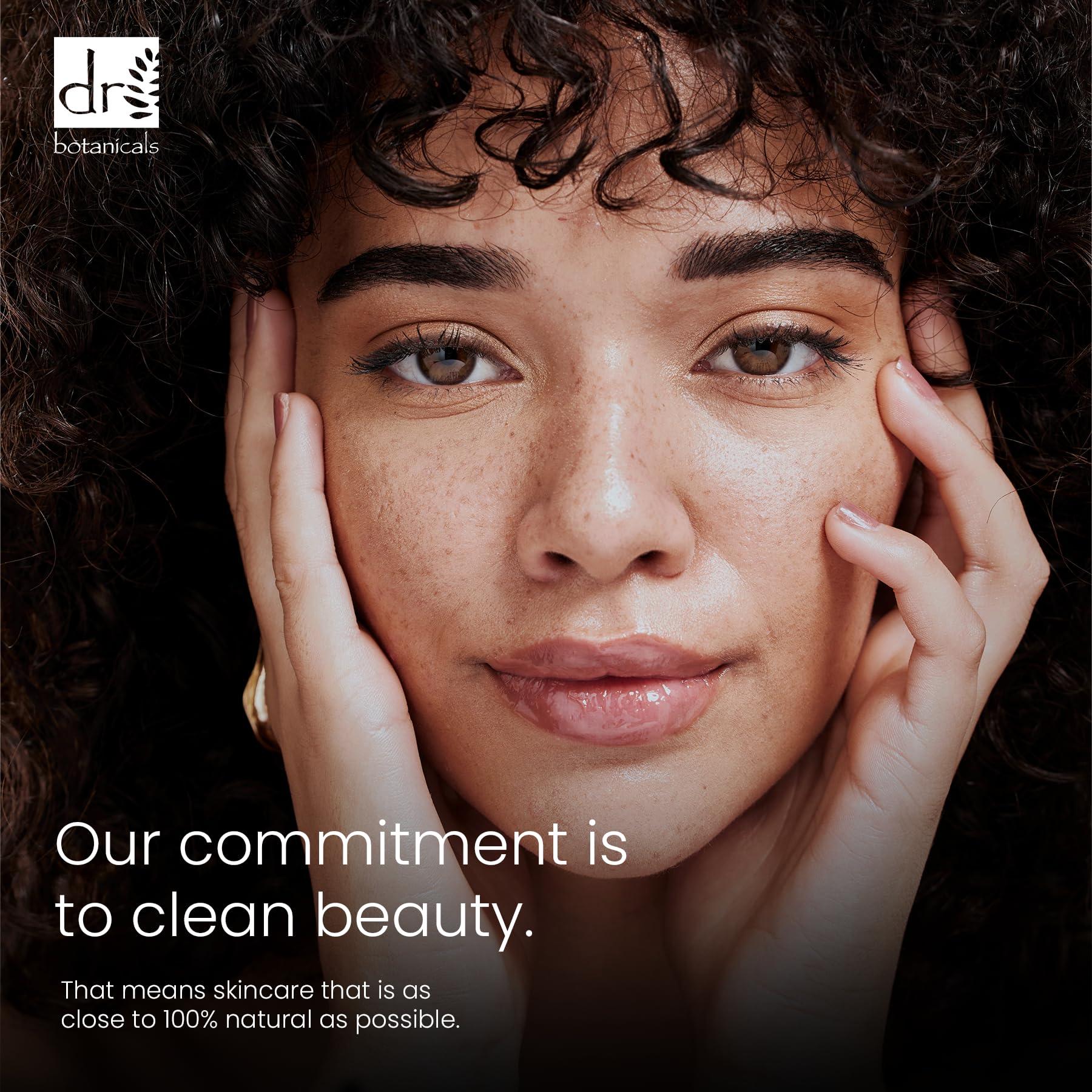 Dr Botanicals Dr Botanicals Moroccan Rose Oil -With Vitamin C & Hyaluronic Acid Anti-Ageing, Brightening & Hydrating Water-Based Serum - Glow-Boosting Facial Oil for Radiant Skin Made in UK 30ml