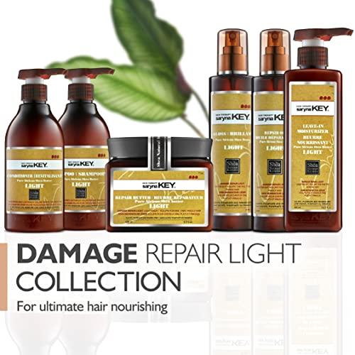 Saryna Key Saryna Key Damage Repair Light Shampoo (300ml/10.14oz) - Shampoo with Pure African Shea Butter Hair Shampoo for Dry frizzy and Damaged Hair - Excellent Rinse Out Moisturizing