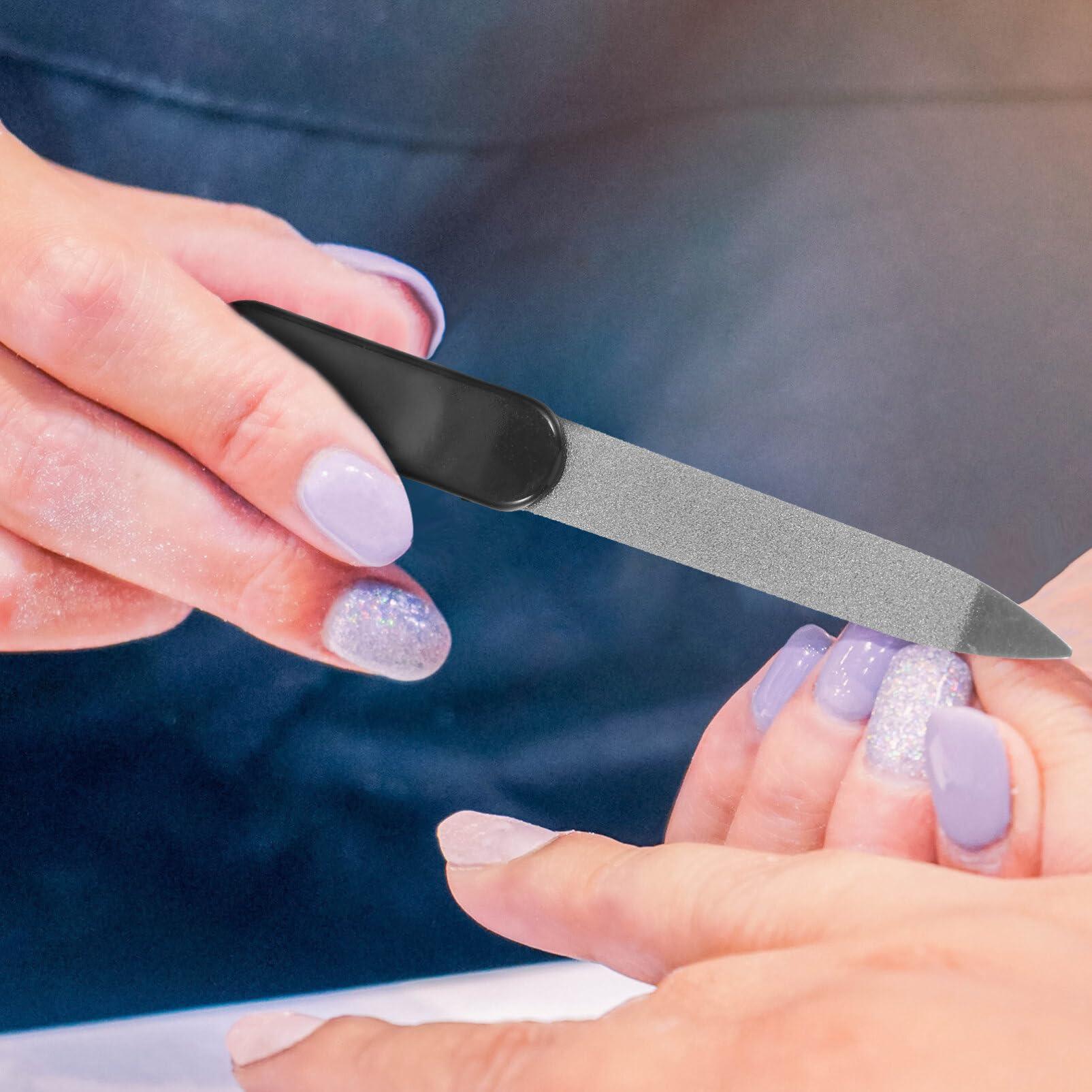 Ipetboom Nail File for Large Nail File Toenail File Wand Cuticle Tools Nail File to Remove Ridges Finger Nail Files Calloused Diamond Finger Nail Filers Nail File Variety Sizes