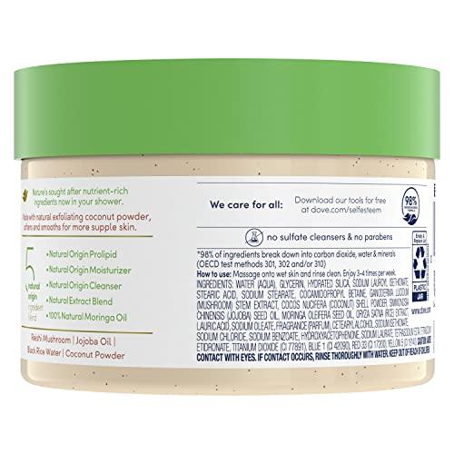 Dove Dove Powered By Nature Smoothing Body Polish Exfoliating With 5 Natural Origin Ingredient Blend For Skin Care 10.5 oz (Pack of 1)