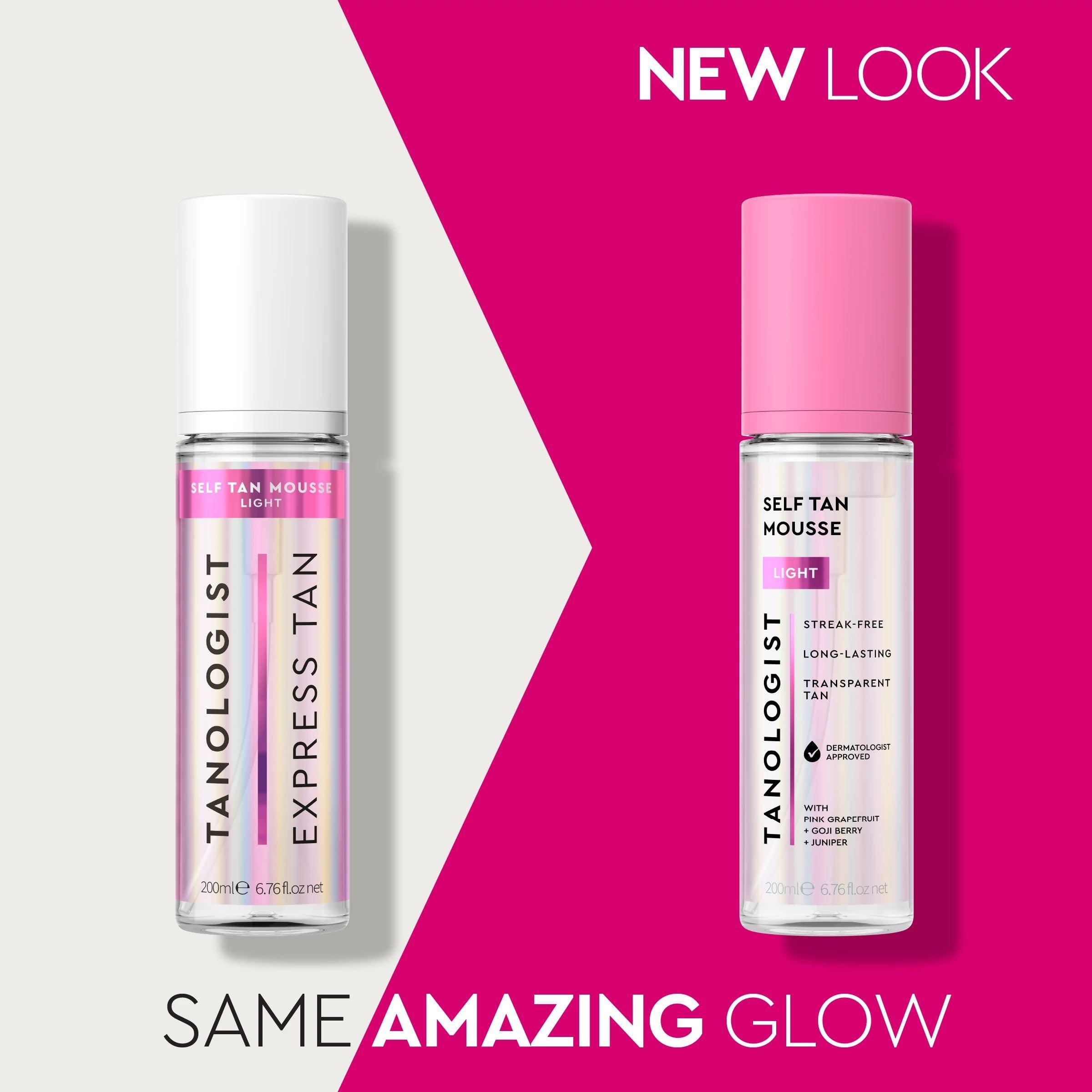 Tanologist Tanologist Express Light Self Tan Mousse, 6.76 fl.oz/ 200 ml Bottle