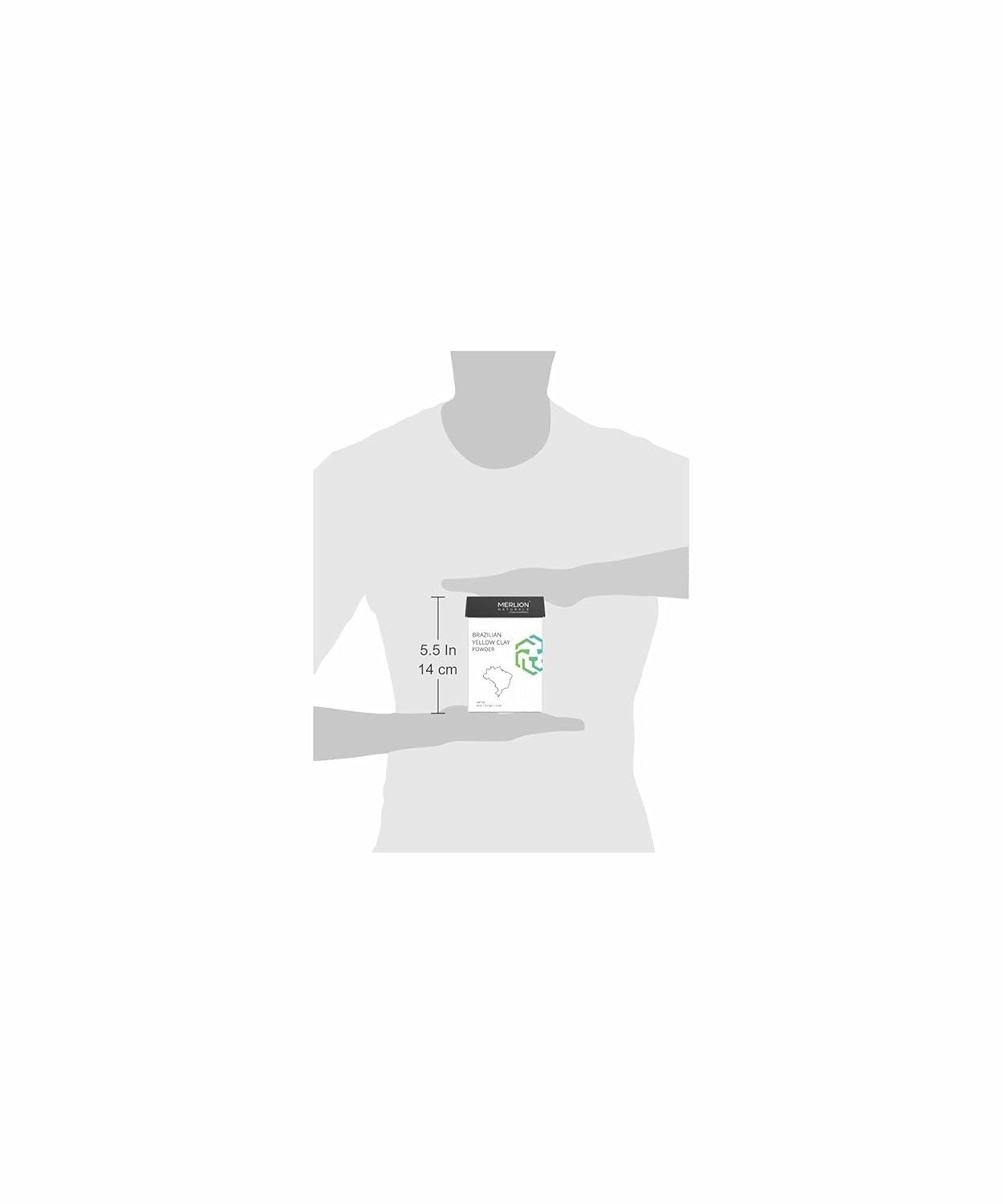 Generic Clay Powder | All Natural with Pure Herbs | for Healthy Hair & Skin (Brazilian Yellow Clay) Pack of 1