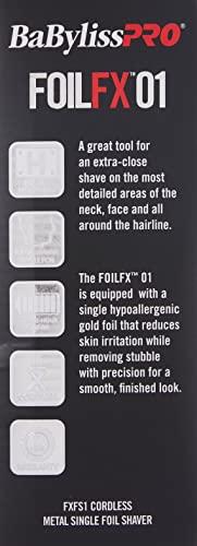 BaBylissPRO BaBylissPRO Barberology Foil Shaver FXFS1 SILVERFX Professional High-Torque Shaver