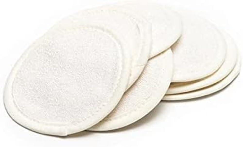Kitsch Kitsch Reusable Cotton Rounds for Face - Eco-Friendly Cotton Pads for Makeup Removal | Organic & Reusable Eye Makeup Remover Pads | Face Pads for Toner with Reusable Travel Pouch, 7pcs