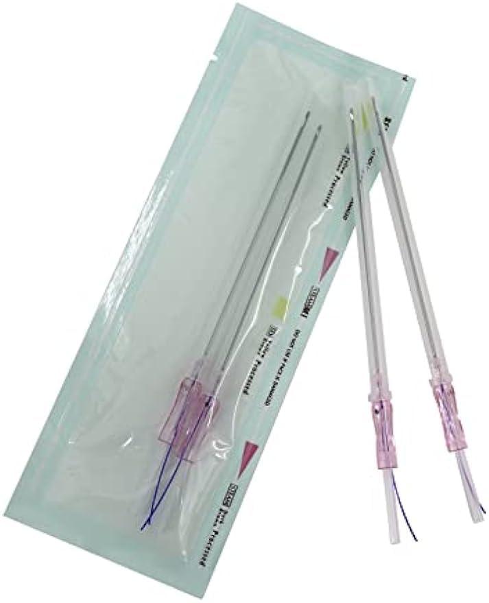 MatYas Pdo Pcl Fishbone Threads, Cog Threads 18G100mm, Barb Threads, W-Type Blunt, Lifting and Firming Anti-Aging, 20Pcs (PDO)