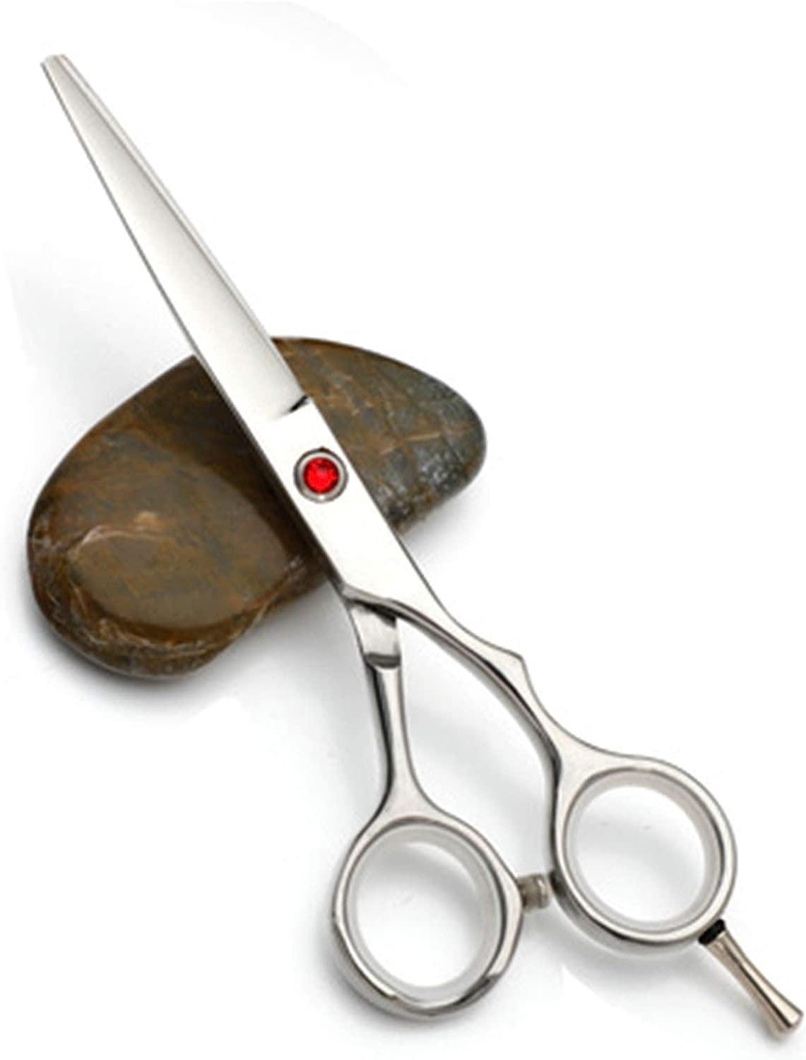 YUSIWOAL Hair Scissor,Hairdressing Scissors Thinning Hair Cutting Teeth Shears Professional Barber Stainless Steel Haircut Scissors-6.0 Inch