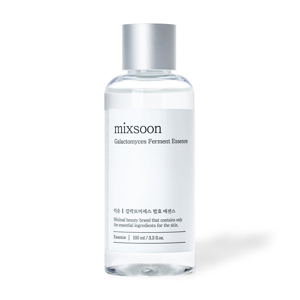 mixsoon mixsoon Galactomyces Ferment Essence - Deep Moisture, Tone Clarifying Essence to Smooth Skin for Dull, Uneven Skin - Korean Skincare for Glass Skin - Vegan (3.38 fl.oz / 100ml)