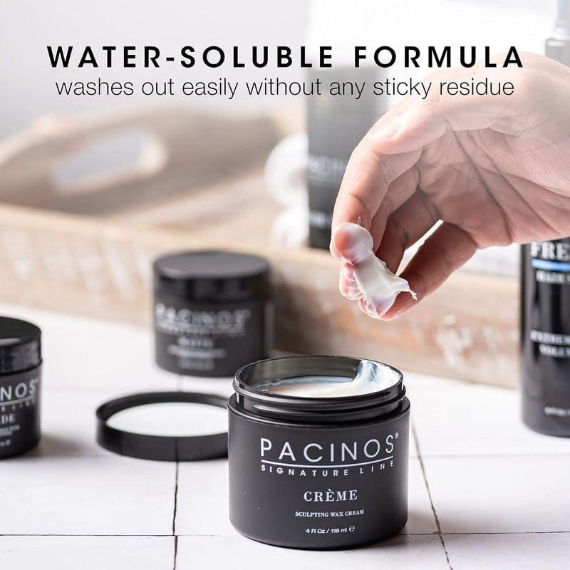 Pacinos Pacinos Creme Hair Sculpting Wax Cream - Water Soluble Medium Shine Styling Cream