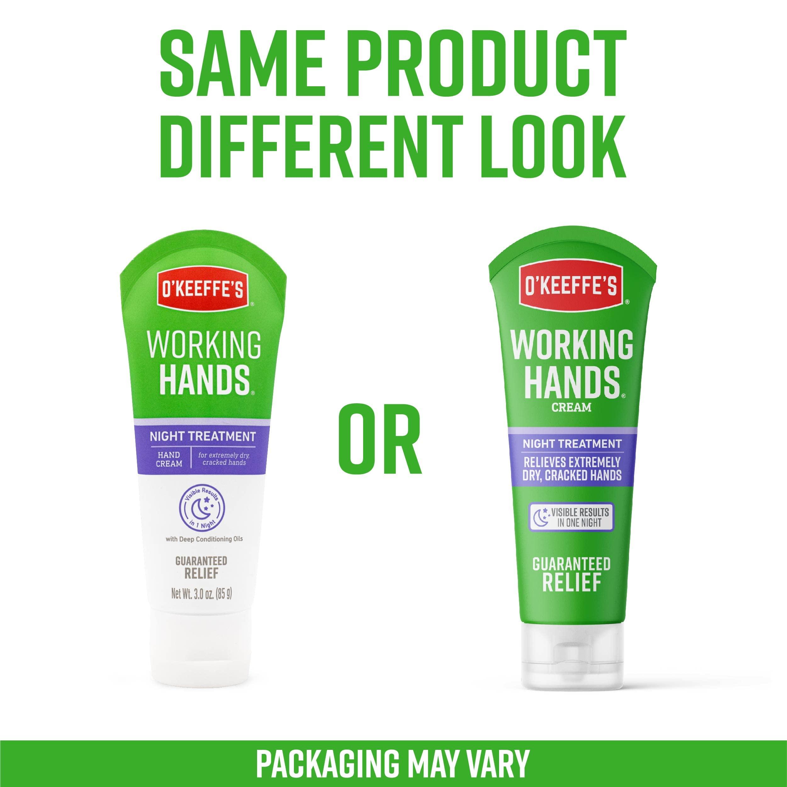 O'Keeffe's O'Keeffe's Working Hands Night Treatment Hand Cream, 3 oz Tube, (Pack of 1)