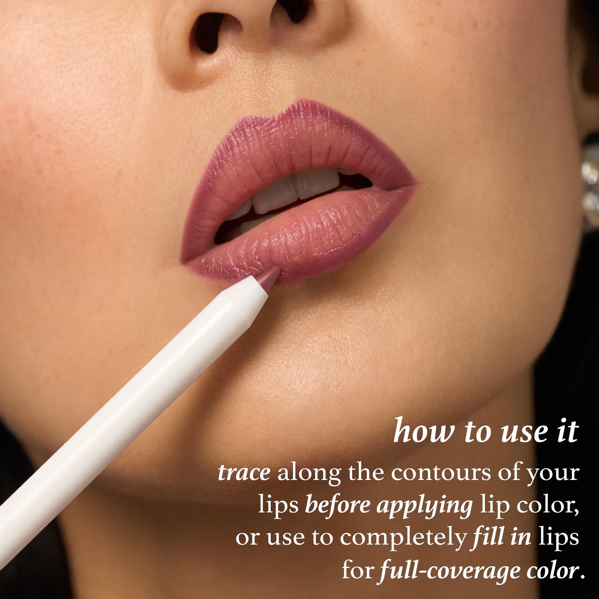 Julep The Perfect Pair 2pc Set: Julep It\'s Balm Tinted Lip Balm Burnt Sienna and With a Trace Retractable Creamy Long-Lasting Lip Liner, Clear as Day