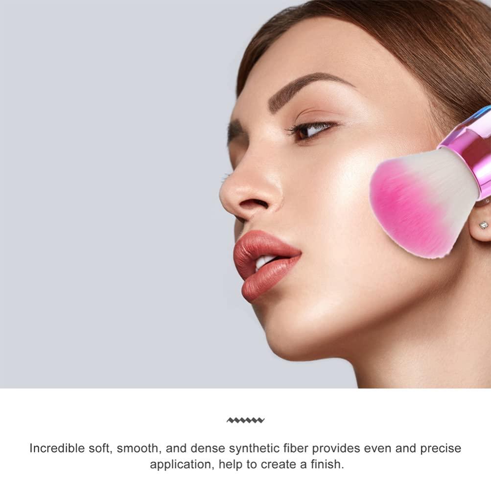 HEALLILY Foundation Makeup Blusher Brush: Face Blush Brush for Liquid Powder Blend Tool Mineral BB Cream