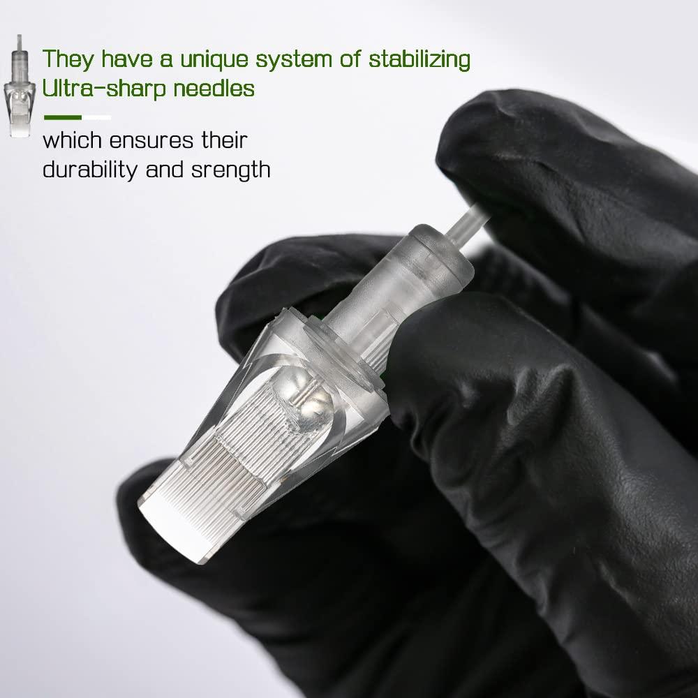 TTOOGO Tattoo Needles,Professional Disposable Tattoo Cartridge Needles Tattoo Needles Set - Versatile Shader And Liner Needles for Tattoo Artists,10Pcs/Box,1235RM