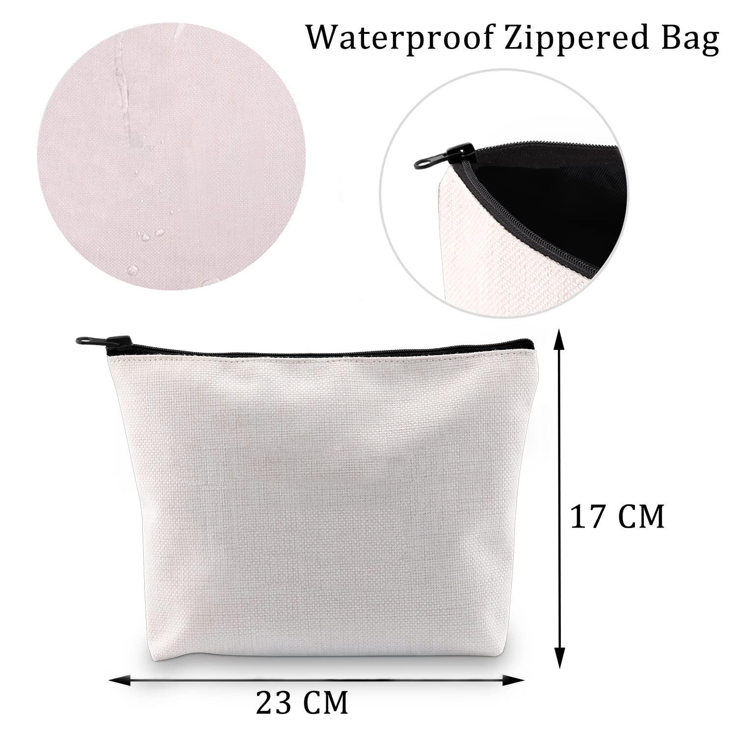 MBMSO MBMSO Husky Makeup Bag Husky Lover Gifts for Women Just a girl Who Loves Huskies Cosmetic Bag Siberian Husky Owner Gifts for Husky Mom Zipper Pouch Travel Case (Husky)