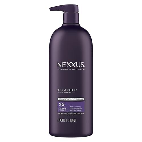 Unilever Nexxus Keraphix ProteinFusion Conditioner with Keratin Protein and Black Rice Conditioner for Damaged Hair 33.8 oz