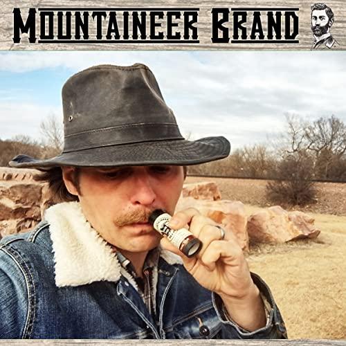 Mountaineer Brand, 100% Natural Always Mountaineer Brand Stache Stick | Mustache Wax for Men | 100% Natural Beeswax and Plant Based Oils | Grooming Beard Moustache Wax | Extra Firm Hold | Smooth, Condition, Styling Balm | Unscented 1.5oz