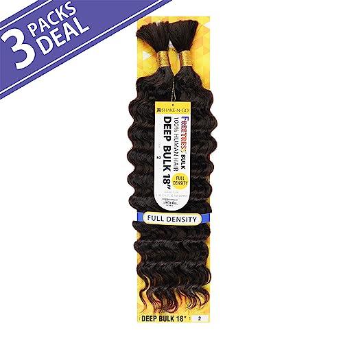 FREE TRESS FreeTress Human Hair Braids Deep Bulk 18\" (pack of 3, 1)