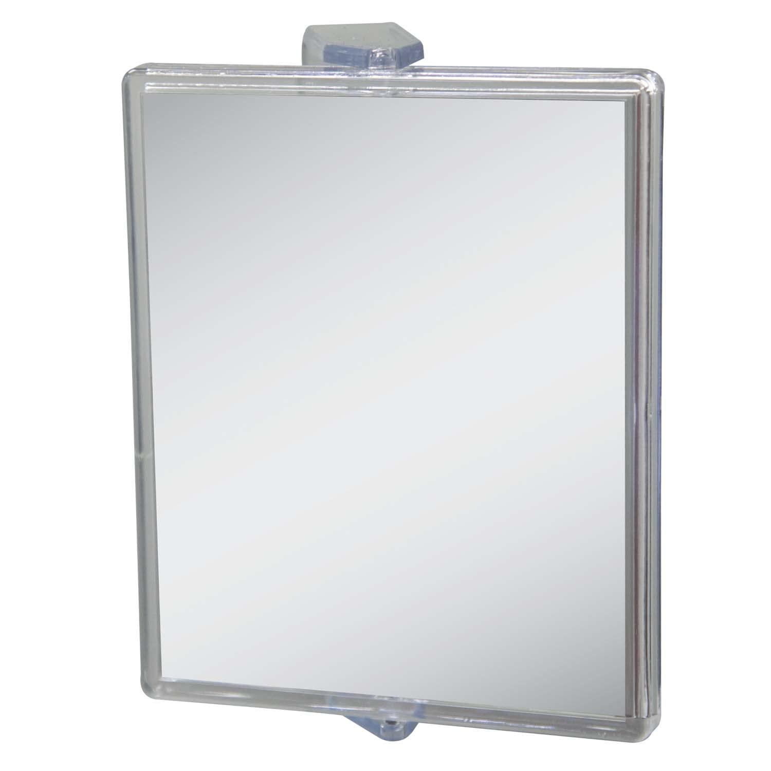 Zadro Zadro 2X Mag Z Fogless Swivel Shower Mirror with Dual Suction Cup, 6-Inch,Clear Acrylic,7" x 5.75" / 2X,ZM05