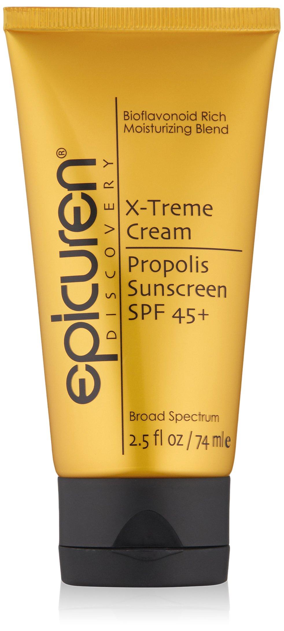 epicuren DISCOVERY epicuren DISCOVERY X-treme Cream Propolis Sunscreen SPF 45+, Yellow, 2.5 Fl Oz