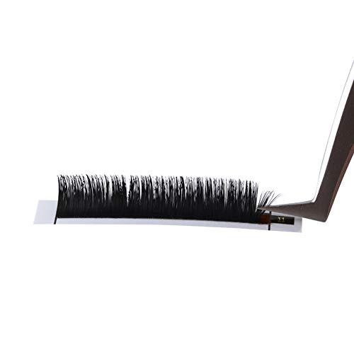 FADLASH Volume Tweezers 3d 6d Made Fans Eyelash Extensions Tweezer for Easy Fan Volume Lashes Curved Point Stainless Steel Precision Anti Static Lash Extension Tweezers Leather Pack