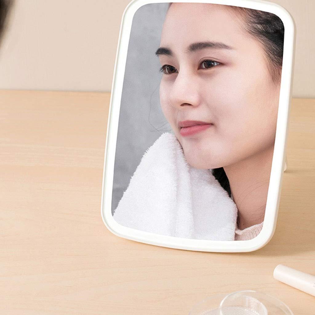 DIPSTICK DIPSTICK Vanity Mirror Desktop with Light Makeup Mirror Dressing Table Fill Light Portable Folding Light Bedroom LED Makeup Mirror Mirror Makeup
