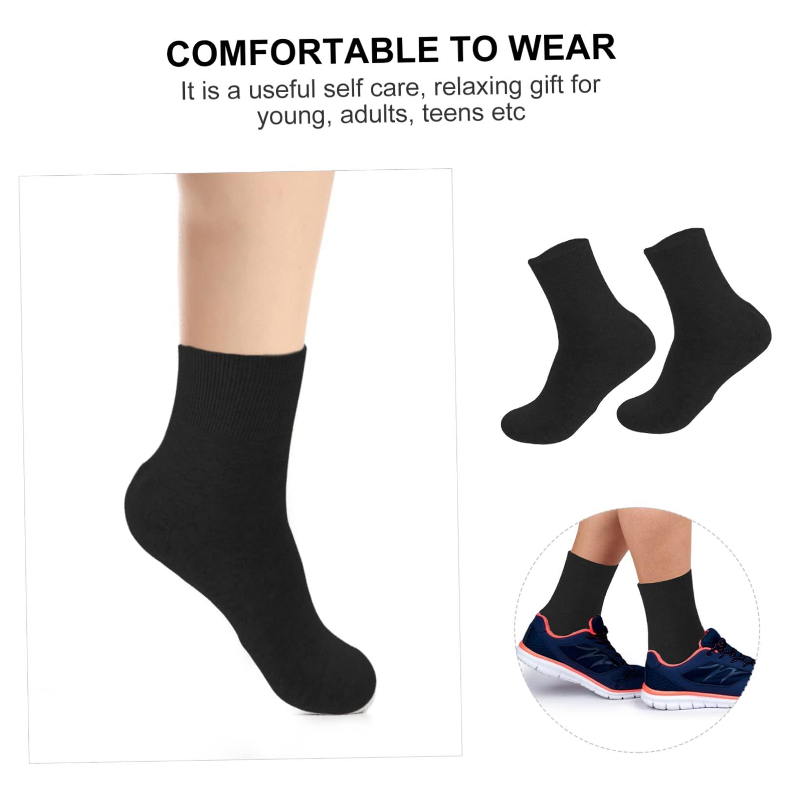 WOONEKY WOONEKY 2pcs Sock Feet Moisturizing Foot Spa Pedicure Booties Dry Cracked Men Stocking Pure Cotton