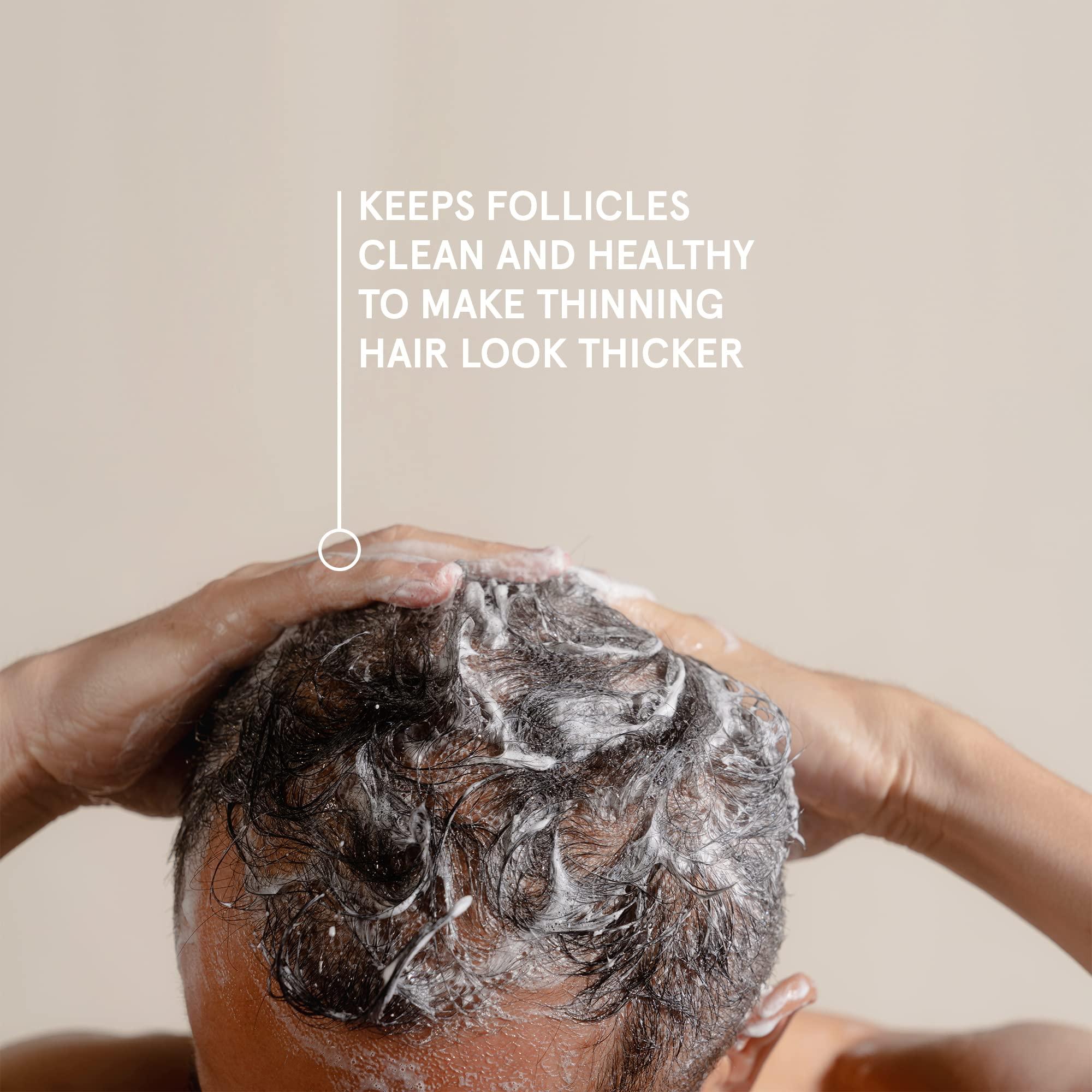 Keeps Keeps Hair Regrowth Treatment Mens Shampoo for Fuller, Thicker Looking Hair, 8 oz - Thinning and Hair Growth Shampoo for Men - DHT Blocker - Infused with Biotin, Caffeine, & Saw Palmetto