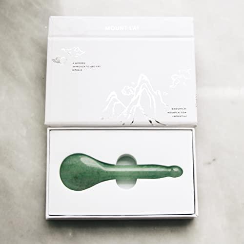 Mount Lai Mount Lai - The Jade Acupressure Gua Sha Spoon | Gua Sha to Release Facial + Jaw Tension Through Acupressure