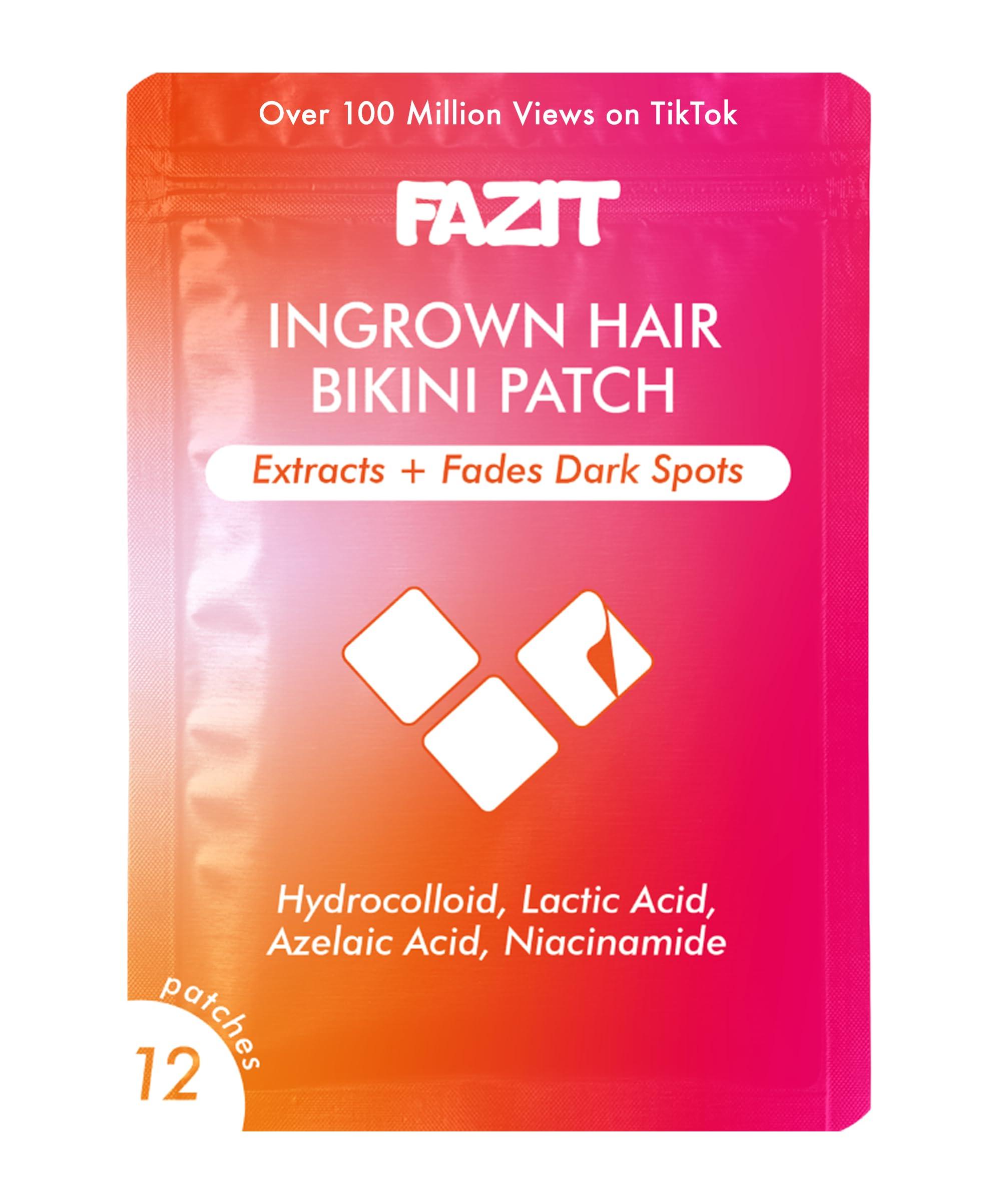 Fazit FAZIT Ingrown Hair Treatment Pads - Bikini Area and Private Intimate Hair Remover for Women
