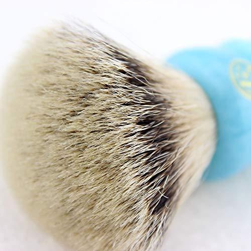 Frank FS shaving Frank FS shaving Brushes for Men,Silvertip Badger Hair Shave Brushes, Salon Tool Gift for Father Husband(knot size 24mm)