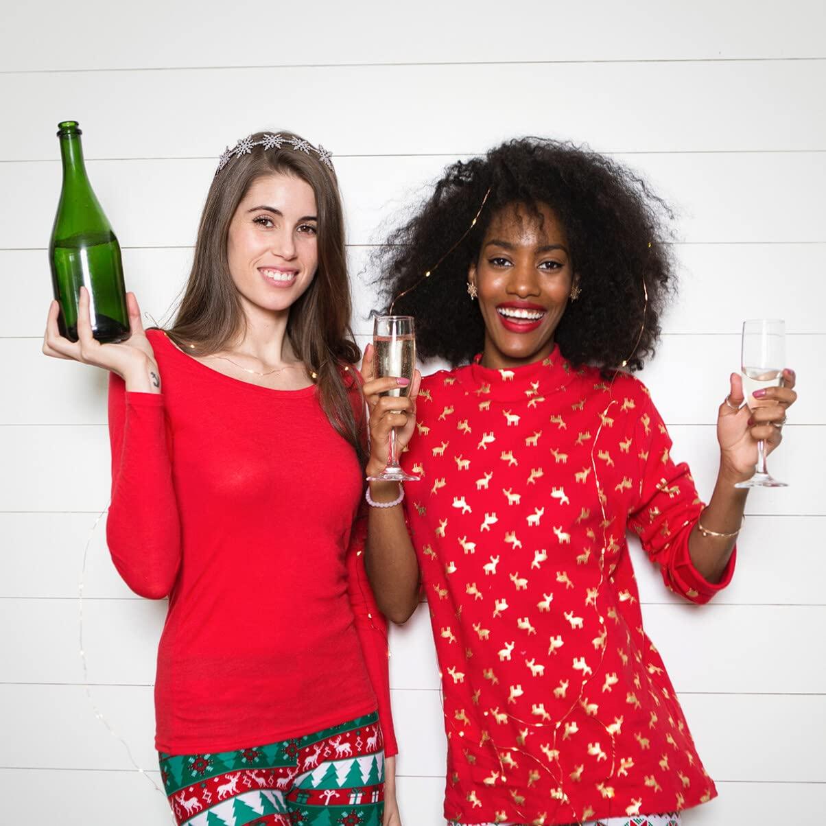 Lurrose Christmas Headbands for Women Snowflake Hairband Snowflake Tiara Hair Hoop Headpiece Accessories Holiday Party Favors Gifts