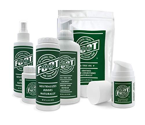 Foot Sense Tea Tree Oil Detox Foot Soak - for Athlete’s Foot, Toenails, Smelly Feet - All Natural Formula - Intensive Foot Repair - 16 oz