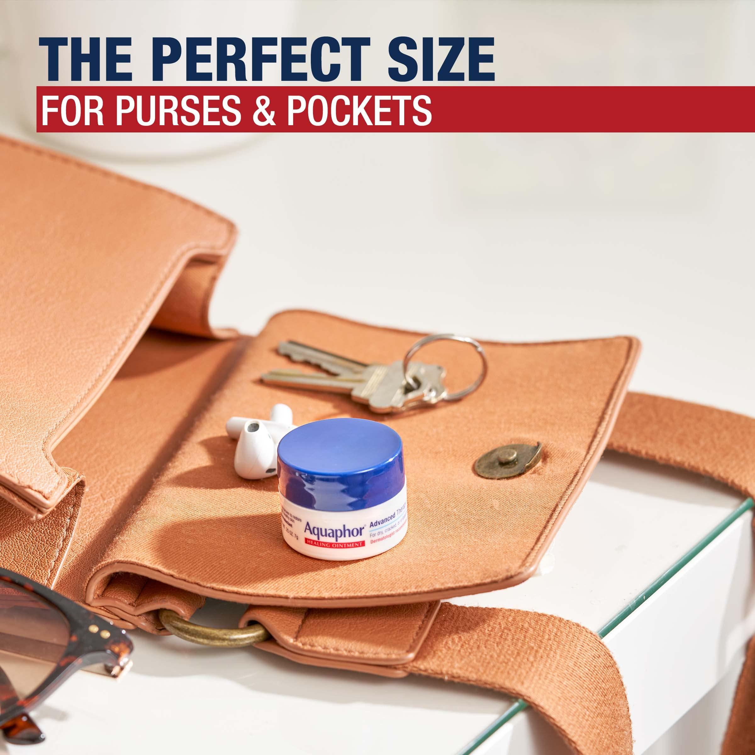 Aquaphor Aquaphor Healing Ointment Advanced Therapy Skin Protectant, Dry Skin Body Moisturizer, 0.25 Oz Jar, Pack of 6