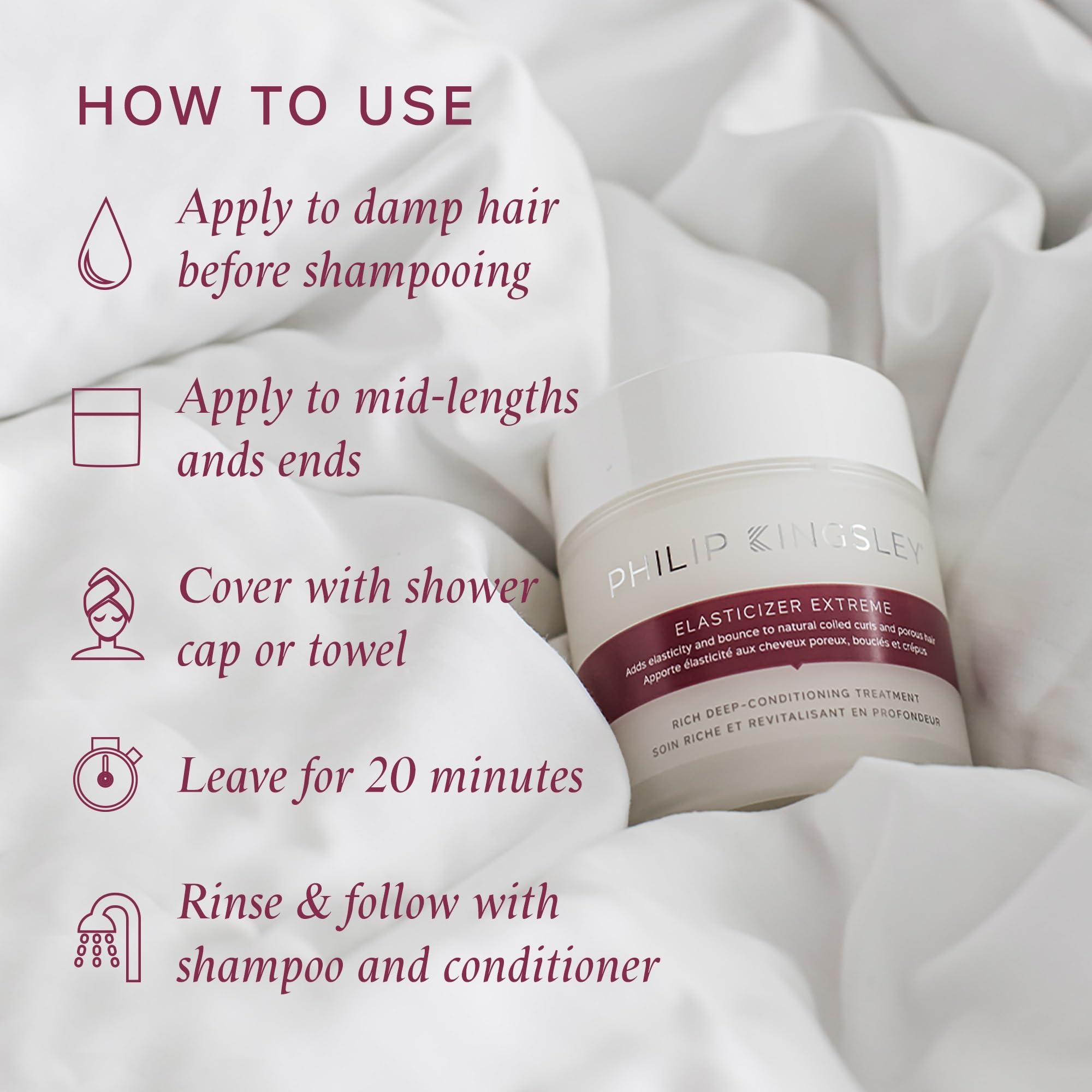 PHILIP KINGSLEY PHILIP KINGSLEY - Elasticizer | Deep Conditioner | Repair Hair Mask Treatment for All Hair Types | Pre-Shampoo Deep Conditioning Mask | Hydrates, Adds Shine and Reduces Breakage and Frizz | 1.35oz