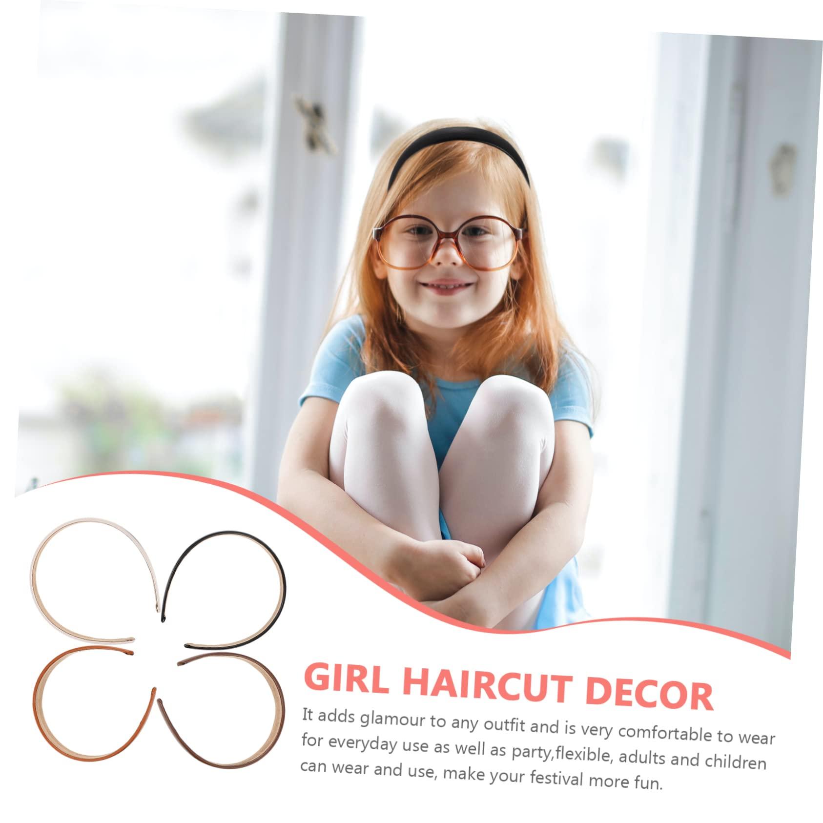 Beatifufu Beatifufu 4pcs Leather Headband Fashion Headbands Hairbands Beauty Headbands Hair Accessories for Women Hair Band Woman Knotted Headbands Star Headband Head Band Bandana Artificial Leather