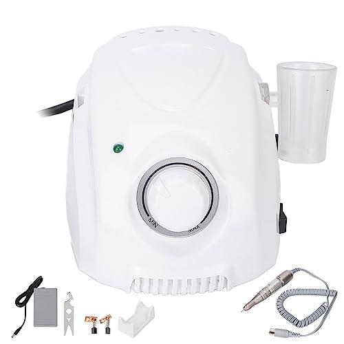 BROLEO BROLEO Nail File Machine, Nail Drill Ergonomic Handle 35000RPM Controllable for Home for Nail Salon (US Plug 110V)
