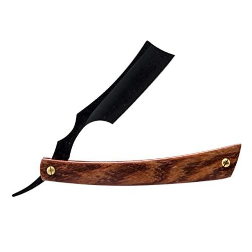 Grandslam Grandslam Shaving Straight Razor Kit, Steel Cutthroat Straight Razor With Leather Strop, Shaving Brush, Stainless Steel Shaving Bowl and Stand, Shaving Soap, Gift for Men