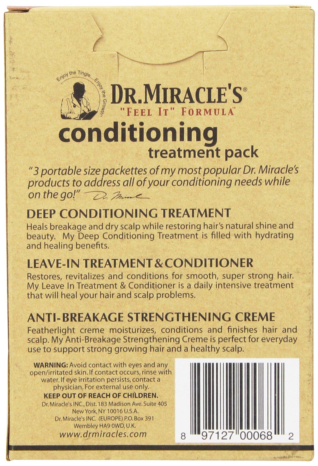 Dr. Miracle's Dr. Miracle's Deep Conditioning Treatment Pack, 1.75 Ounce, 871240