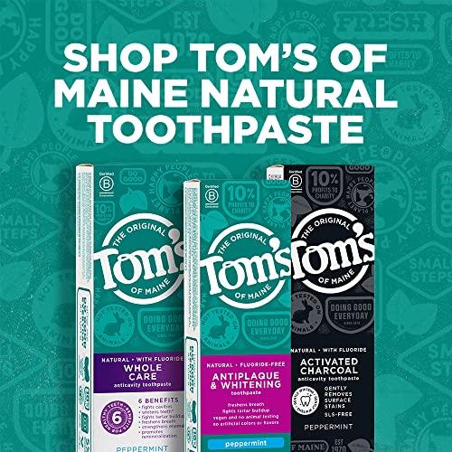 Tom's of Maine Tom\'s of Maine Fluoride-Free Antiplaque & Whitening Natural Toothpaste, 5.5 Ounce (Pack of 2) - Packaging May Vary