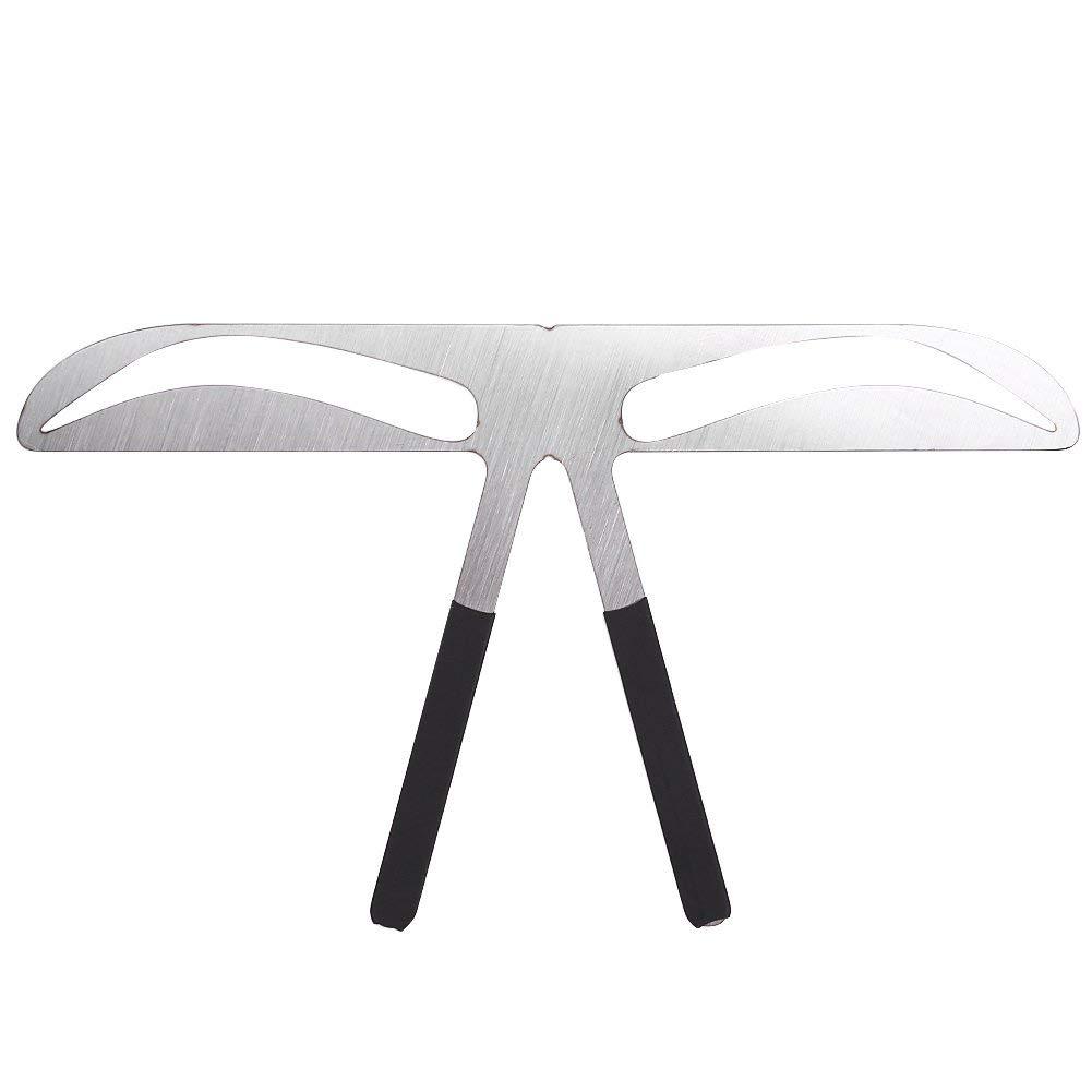 Uxsiya Uxsiya 4 Types Eyebrow Measurement Ruler Permanent Eyebrow Ruler Eyebrow Measure Balance Extension Ruler with Stainless Steel(European Style Eyebrow)