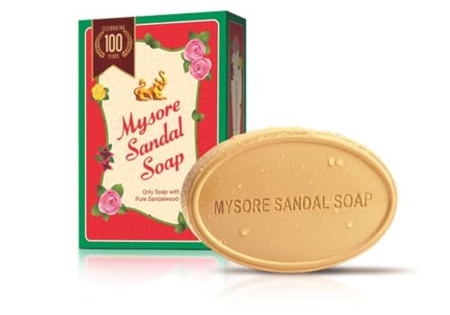 Mysore Sandal Mysore Sandal Soap (Pack of 4)