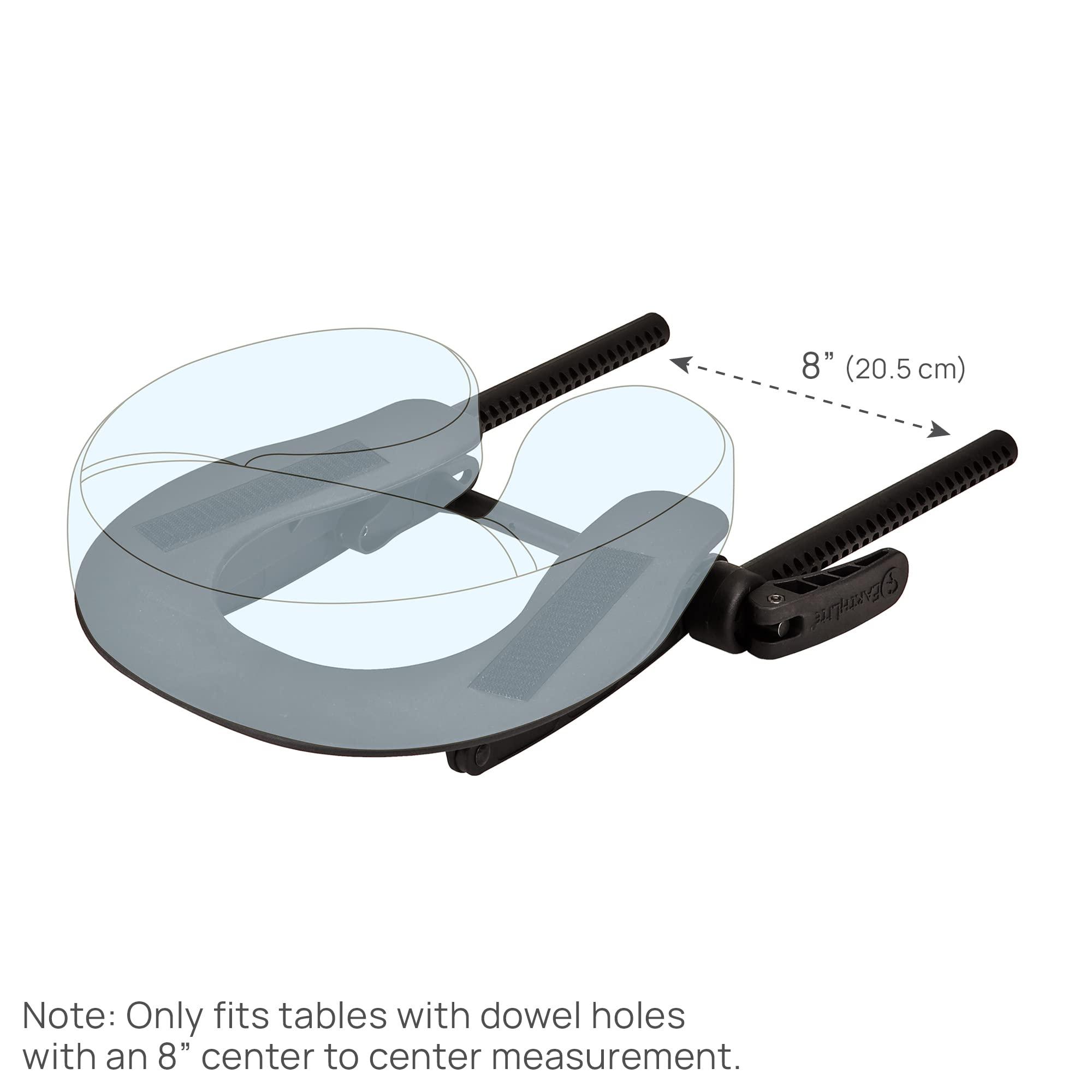 EarthLite EARTHLITE Massage Table Face Cradle Deluxe Adjustable - Durable, Fully Adjustable Headrest Platform for Massage Chairs & Tables