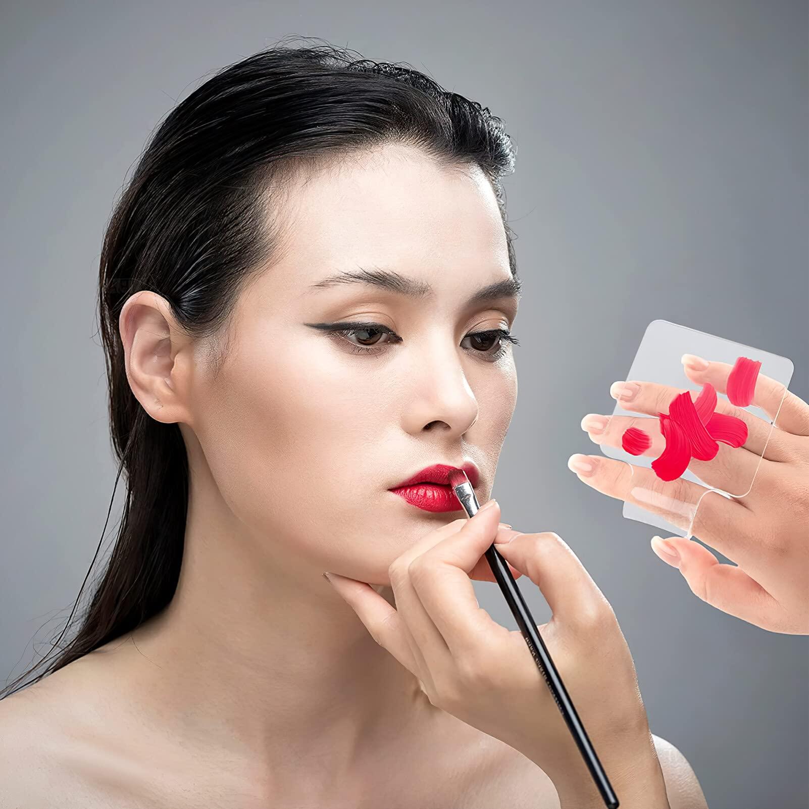 Beaupretty Palette Makeup Spatula Makeup Board Makeup Plate Makeup Mixing Tray for Foundations Clear Mixing Tray Makeup Tray Makeup Tool