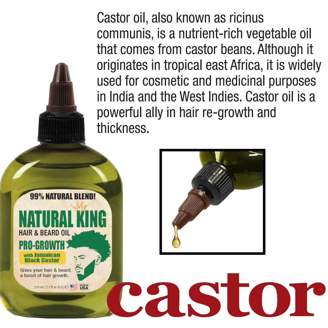 SFC SFC Natural King Pro-Growth Hair & Beard Oil with Jamaican Black Castor Oil 7.1 oz.