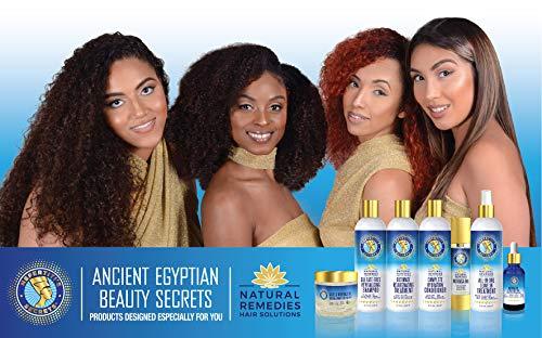 Nefertiti's Secrets Nefertiti’s Secrets Natural Remedies Collection | 100% Pure Oils | Hydration Combination Set | Hair Shampoo, Conditioner and Hair Treatments | Gift Set of 7 products