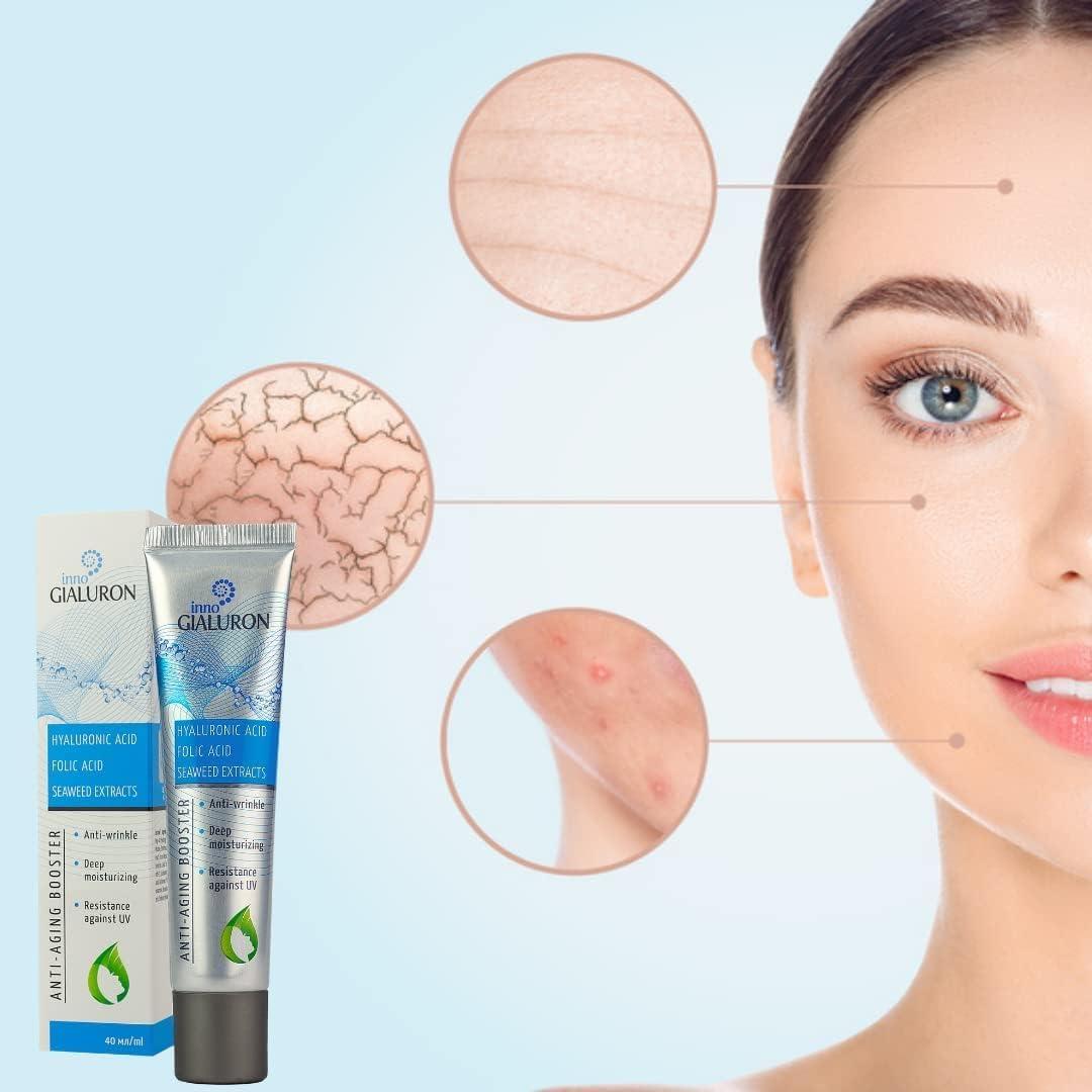 RIXET 3 Tubes x Gialuron Innogialuron anti-aging booster anti-wrinkle cream 120 ml by Hendel Garden