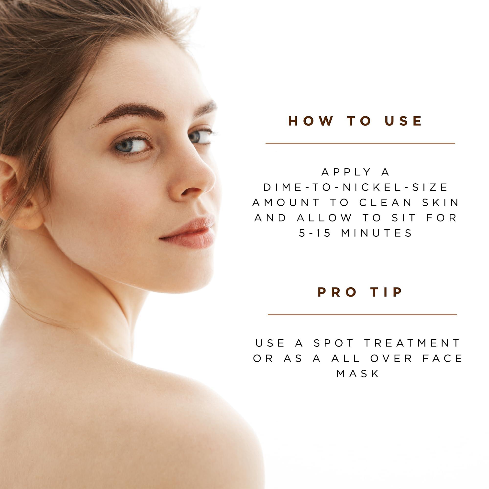 OSMOSIS OSMOSIS EXTRACT Charcoal Mask, Purifying Facial Mask, Refine, Removes Oil & Impurities, For Acne Blemish-Prone Skin, 1 Oz